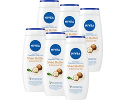 NIVEA Shea Butter & Botanical Oil Douchegel - Shower Gel - met Sheaboter - Voordeelverpakking - 6 x 250 ml — cadeau in Cadeau-ideeën