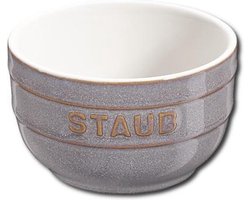 Staub Ramequin 8cm - ancient grey - set van 2 stuks — cadeau in Cadeau-ideeën