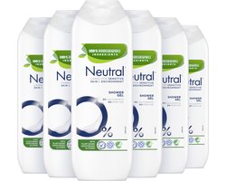 Neutral - Parfumvrij - Douchegel 0% - 6 x 250ml - Voordeelverpakking — cadeau in Cadeau-ideeën