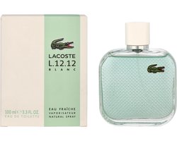 Nieuw: Lacoste L.12.12 Blanc Eau Fraiche 100ml Edt Spray — cadeau in Verzorging