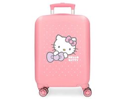 Roze Kinderkoffer met Vier Draaibare Wielen - Perfecte Reisoplossing voor Meisjes — cadeau in Spellen & Speelgoed