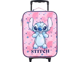 Lilo & Stitch Made To Roll Trolley Koffer - Roze — cadeau in Spellen & Speelgoed