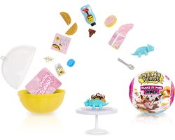 Miniverse Make It Mini Foods: Diner Series 4 - Knutselset - Miniaturen Maken - Hapjes en Drankjes - Inclusief Tafeltje — cadeau in Spellen & Speelgoed