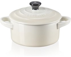 Le Creuset Serveerpannetje / Mini Braadpan - Signature - Meringue - ø 10 cm / 250 ml — cadeau in Kookcadeaus