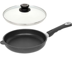 Kleine Koekenpan Ø 20 cm met Glazen Deksel en Afneembaar Handvat — cadeau in Cadeau-ideeën