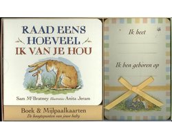 Raad eens hoeveel ik van je hou Boek & Mijlpaalkaarten — cadeau in Boeken