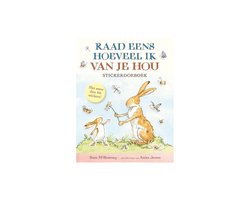 Stickerdoeboek Raad eens hoeveel ik van je hou — cadeau in Boeken