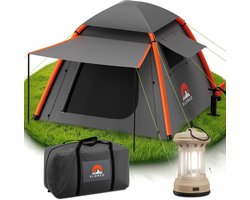 ELONEO Opblaasbare Camping Tent voor 2–4 Personen met Luifel, 250x250x190cm — cadeau in Sport & Outdoor