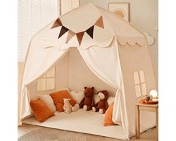 Homeblend Speeltent Kinderen 150x100x150 cm - Speelhuisje Jongens en Meisjes - Speelkasteel - Tent voor Kinderen - Groot - Opvouwbaar en Wasbaar - Voor Peuter en Kind - Kinderspeeltent - Kindertent — cadeau in Spellen & Speelgoed