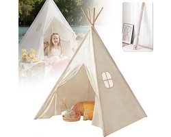 Tipi-Tent Voor Kinderen - Opvouwbare Speeltent Voor Binnen En Buiten - Opvouwbare Speeltent - Peuter Tipi Speeltent — cadeau in Spellen & Speelgoed