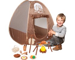 Kampeerset Tent Speelset, 34dlg. — cadeau in Spellen & Speelgoed