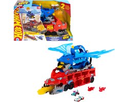 Hot Wheels Ultieme Dubbele Draak Transportvoertuig - 2 speelgoedauto's — cadeau in Spellen & Speelgoed