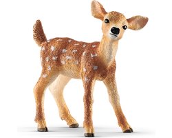 schleich WILD LIFE - Witstaarthertenjong - Speelfiguur - Kinderspeelgoed voor Jongens en Meisjes - 3 tot 8 jaar - 14820 — cadeau in Spellen & Speelgoed
