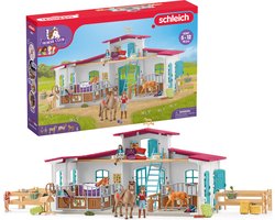schleich HORSE CLUB - Manege - Kinderspeelgoed - Paarden Speelgoed - Paardenstal, 3 Paarden en 2 Speelfiguren - 115 onderdelen — cadeau in Spellen & Speelgoed