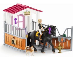 schleich HORSE CLUB - Speelfigurenset - Paardenstal met Horse Club Tori & Princess - Kinderspeelgoed voor Jongens en Meisjes - 5 tot 12 jaar - 14 Onderdelen - 42437 — cadeau in Spellen & Speelgoed