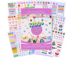 Uitgebreide Sticker Set voor Planners - 1700+ Stuks voor Maand-, Week- en Dagplanning, Perfect voor Agenda's, Kalenders en Cadeaus — cadeau in Hobby