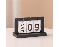 Houten Tafelkalender 2026, Adventskalender, Decoratie voor Kantoor, Huishouden en Bureau, 20 x 9 x 12 cm, Uniek Cadeau en Jaarlijkse Planner — cadeau in Wonen & Interieur