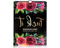 2024 Kalender Vrouwen - Maandelijkse Planner - Grappige Cadeau Idee - Vloekige Kalender - 21.6 x 28 cm - Multicolor — cadeau in Kalenders & Planners