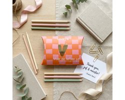 Loofys® Juf Cadeau – Bedankje Juf – Body Bar Orange 80g in Cadeaudoosje – Bedankt Cadeautje Einde Schooljaar, Afscheid & Kerstcadeau – Onder 10 Euro – Vegan & Plasticvrij — cadeau in Verzorging