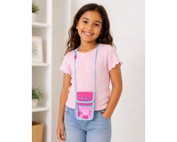 Cadeautje onder de 10 euro - Portemonnee Peppa Pig 18 Cm Polyester Blauw/roze — cadeau in Mode & Accessoires