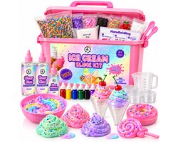 Twenty4seven® Slijm Maken Pakket - Ijssalon Slime Kit - Knutselset & Knutselpakket - Knutselen voor Meisjes en Jongens vanaf 6 Jaar - Sinterklaas Cadeau en Kerstcadeau — cadeau in Spellen & Speelgoed