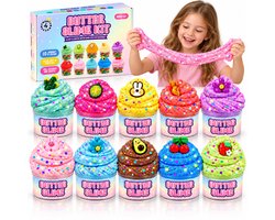 Twenty4seven® Slijm Set met 10 Cupcakes - 70ML - Cupcake Maken Pakket - Slime Kit Knutselset & Knutselpakket - Knutselen voor Meisjes en Jongens vanaf 5 Jaar - Sinterklaas Cadeau en Kerstcadeau — cadeau in Hobby