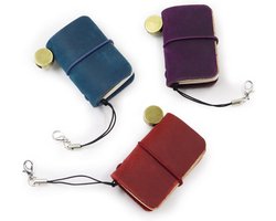 Mini Notitieboekje Leren Kaft Set van 3 - Herbruikbaar & Zakformaat Dagboek — cadeau in Cadeau-ideeën