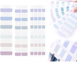 Zelfklevende Labels Set van 420 Stuks, Schrijfbare Pagina Markers, Herbruikbare Tabs en Kleurrijke Boekensteunen voor Notitieboeken en Bestandsclassificatie — cadeau in Cadeau-ideeën