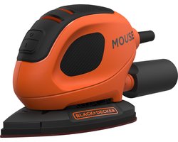 BLACK+DECKER Mouse BEW230-QS detailschuurmachine - 55W - incl. 6 schuurvellen — cadeau in Mode & Accessoires