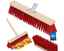 KOTARBAU® Bezemkop, Straatbezem, 43 cm, Veegbezem, Buitenbezem, Harde Nylonborstels, Tuinbezem, Stevige Straatbezem, Harde Bezem voor Buiten, zonder Steel, Hout, PVC — cadeau in Cadeau-ideeën