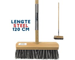 Synx Tools Harde Bezem Old Dutchie - Tuinbezem - Milieuvriendelijke bezem - Old Dutchie Model - Straatbezem - Bezems - Besem Veger - Buiten Bezem met steel 120 cm - Schoonmaakartikelen - Schrobborstels — cadeau in Cadeau-ideeën