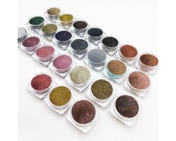 Goodbitz®- Glitters - 24-delig - Glitter poeder nail art - Glitter poeder nagels - Strooi glitter - Knutsel glitter - Glitter poeder knutselen - Hobby glitter — cadeau in Hobby