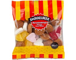 Smikkelbeer | Strooimelange uitdeelzakjes | Portieverpakking strooigoed | 50 x 50 gram — cadeau in Eten & Drinken