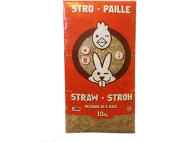 Stro 10 KG - strobaal - 100% natuurlijk - voorgesneden porties — cadeau in Cadeau-ideeën