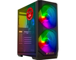 ScreenON Game PC - AMD Ryzen 5 2600X - AMD Radeon RX550 - 16GB RAM - 500GB SSD - Windows 11 Pro - RGB Gaming Desktop — cadeau in Mode & Accessoires