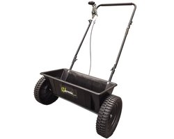 Professionele meststofstrooier Hermie 25 liter - Eenvoudig instelbare dosering voorkomt verspilling en beschermt je gazon - Duurzaam materiaal en roestvrije coating voor langdurig gebruik — cadeau in Cadeau-ideeën