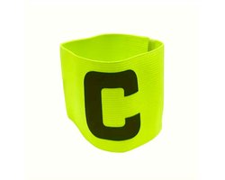 Aanvoerdersband - Captains band - Armband voor aanvoerder - Elastisch - Geel - Unisex - CHPN — cadeau in Sport & Outdoor