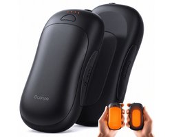 Ocoopa® PRO Handwarmers Oplaadbaar - 2 Stuks - 4 Warmtestanden – Tevens Powerbank (2x 5.000 mAh) - Ergonomisch Magnetisch Design – Ideaal voor Golf, Wintersport, Outdoor, Raynaud — cadeau in Sport & Outdoor