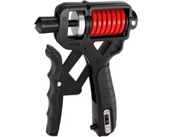 Hand Gripper - Oefenapparaat Hand - Onderarm Training - Instelbare Weerstand - 5-165 kg - Zwart — cadeau in Sport & Outdoor