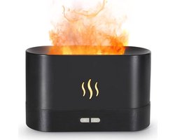 Aroma Diffuser 200ML  - Luchtbevochtiger – Verdamper – Aromatherapie - Geurverspreider - Vlam effect van Zedar — cadeau in Cadeau-ideeën