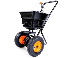FUXTEC FX-GS36 Strooiwagen 36L – Handstrooier voor tuin – Centrifugaalstrooier voor kunstmest en zout — cadeau in Cadeau-ideeën