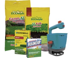 Barenbrug Gazon Herstel Bundel 50 m2 - Graszaad - Sterk / Groen Gras - Met Handige Gardena Handstrooier — cadeau in Cadeau-ideeën
