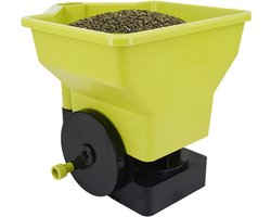 Gazonstrooier - Handstrooier Meststrooier - Gazon Onderhoud - Ergonomische Handgreep - 24.7 x 24.5 x 23.5 cm - Grijs — cadeau in Cadeau-ideeën