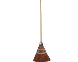 Straatveger - Bezem - Oersterke en veerkrachtige natuurvezel - Duurzaam — cadeau in Cadeau-ideeën