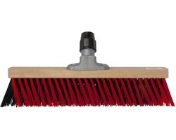 Talen Tools - X-bezem - Buiten - 40 cm - Rood/Zwart - Zonder steel — cadeau in Cadeau-ideeën