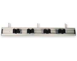 LB Tools bezem en tuingereedschap ophangsysteem met rail en vier houders — cadeau in Cadeau-ideeën