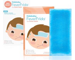 Frida Baby FeverFrida Cool Pads – 5 Koelpleisters voor Kinderen – Verkoelende Gel Patches bij Koorts & Hoofdpijn – Tot 8 Uur Koeling – Zonder Medicijnen — cadeau in Cadeau-ideeën