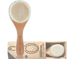 KARZO - Zachte Geitenbabyhaarborstel, Babyhaarborstel Babyborstelkam Babyhoofdmassage Verzorgingshandvat Borstel met Houten Handvat Eco-vriendelijke Peuters Dagelijkse Verzorging — cadeau in Verzorging
