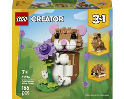 LEGO® Creator 3in1 Schattige Hamster met Bloem - 31376 — cadeau in Spellen & Speelgoed