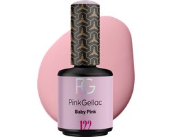 Pink Gellac Gellak - 122 Baby Pink 15ml - Roze Gel Nagellak - Gellac - Gel Nagels Producten — cadeau in Verzorging